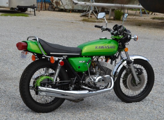 Sparkly Two-Stroke Terror: 1974 Kawasaki H1 500 Mach III for – Classic Sport Bikes For Sale