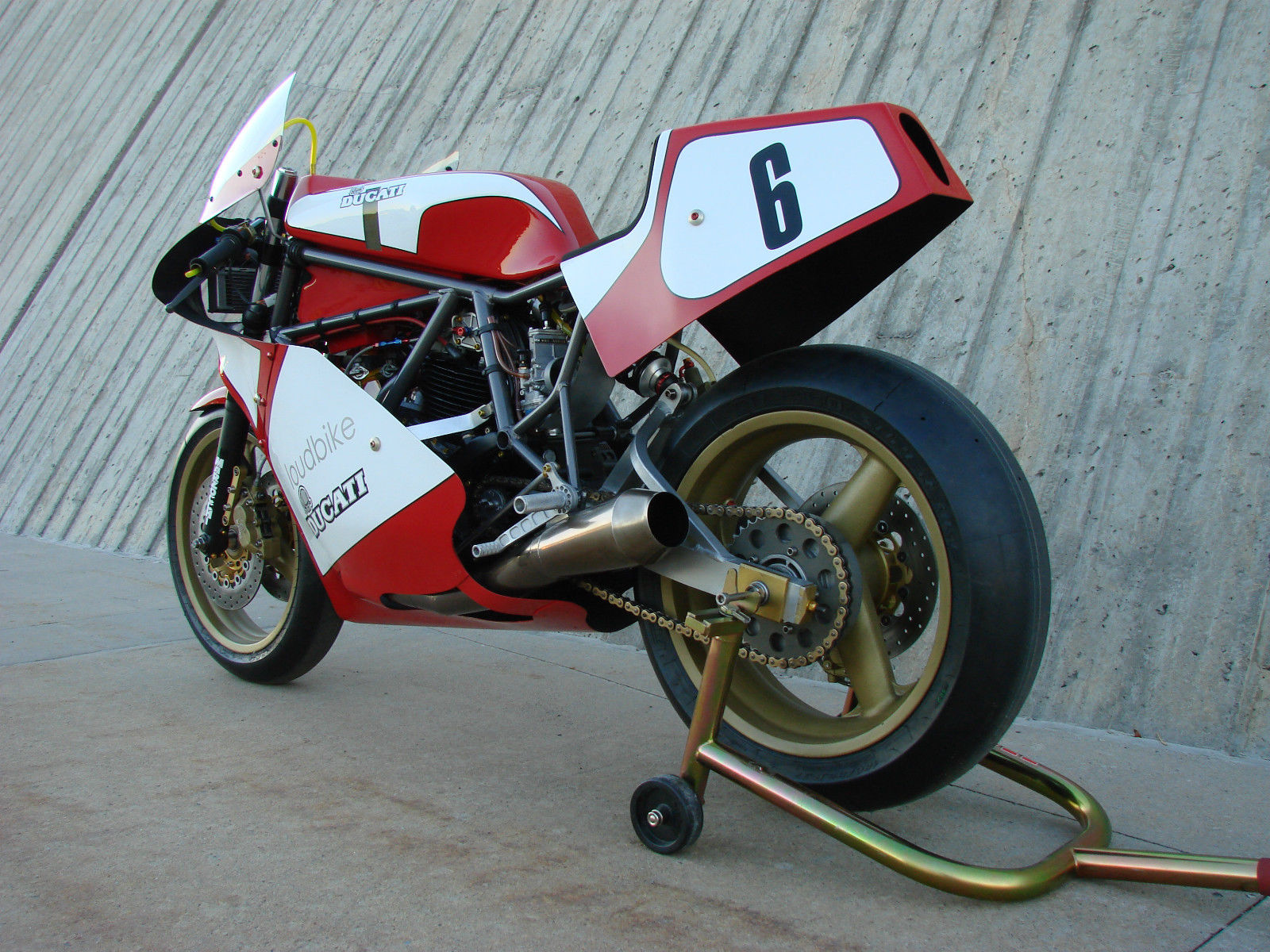 1986 Ducati TT1 Track Bike L Rear – Classic Sport Bikes For Sale