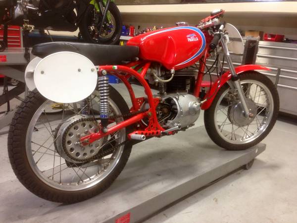 1960 Moto Parilla 250 R Rear – Classic Sport Bikes For Sale